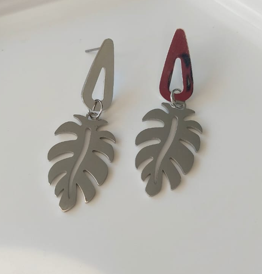 Brinco Folha Grd. Aço Inoxidável