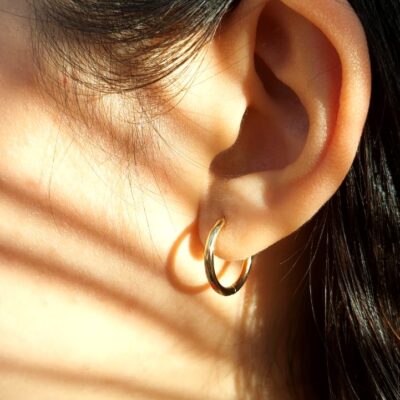 Brinco Argola - Aço Dourado