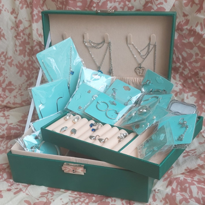 Maleta para peças em aço / ouro